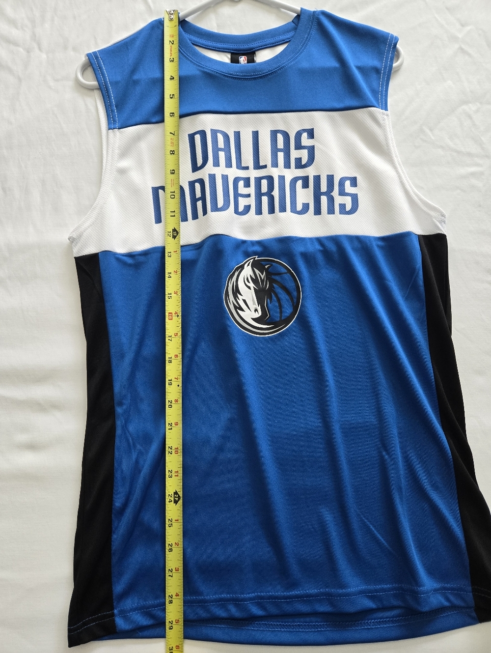 NBA Dallas Mavericks Sleeveless Jersey - Blue, White & Black, Mens Small - Picture 7 of 7